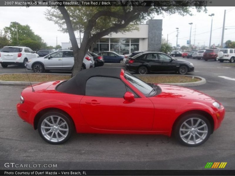 True Red / Black 2007 Mazda MX-5 Miata Touring Roadster