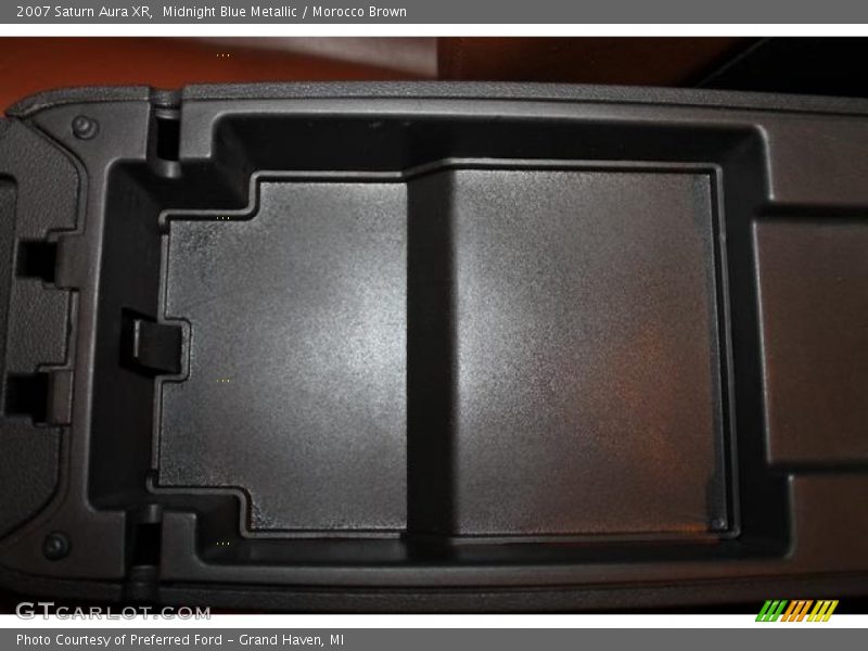 Midnight Blue Metallic / Morocco Brown 2007 Saturn Aura XR