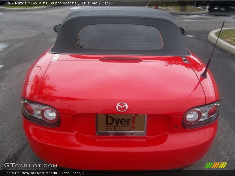 True Red / Black 2007 Mazda MX-5 Miata Touring Roadster