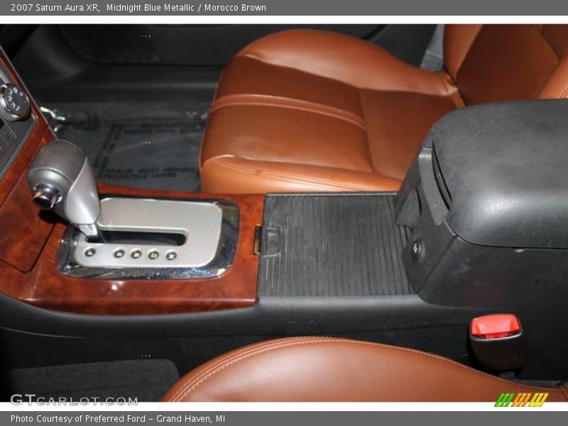 Midnight Blue Metallic / Morocco Brown 2007 Saturn Aura XR