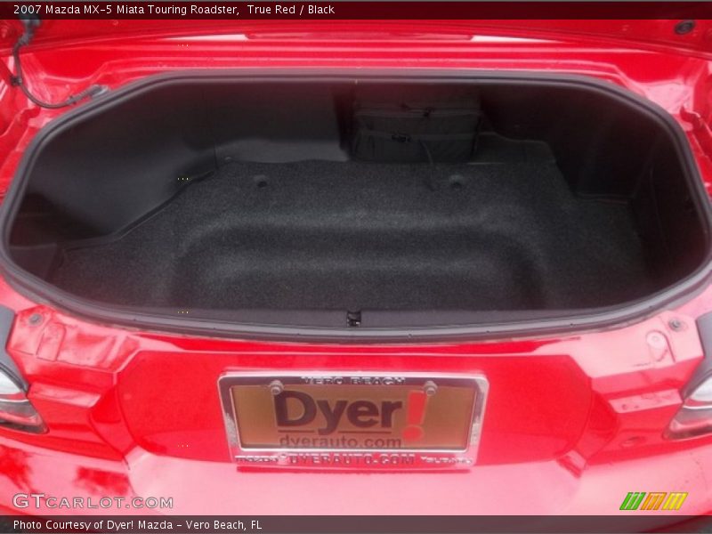 True Red / Black 2007 Mazda MX-5 Miata Touring Roadster