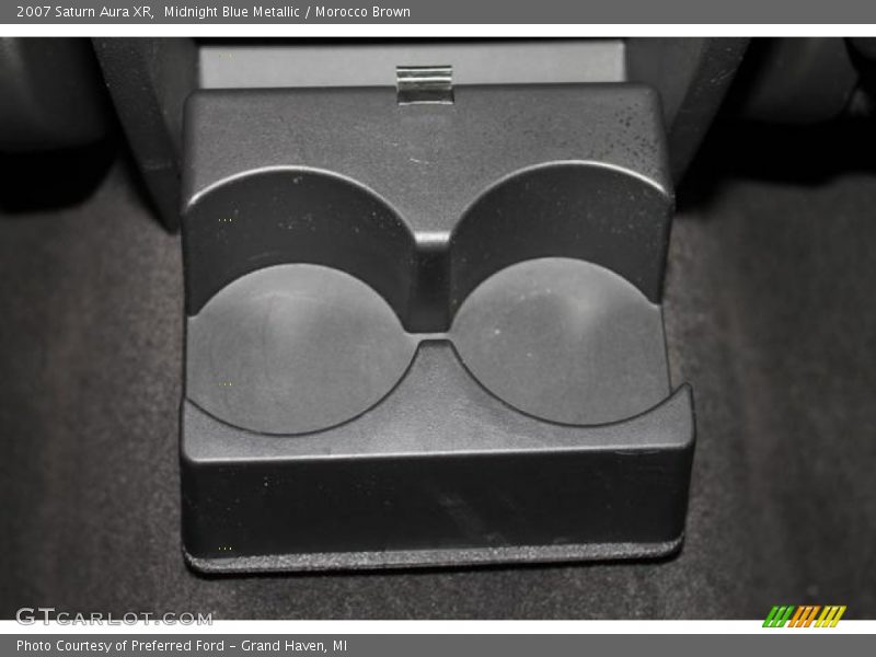 Midnight Blue Metallic / Morocco Brown 2007 Saturn Aura XR