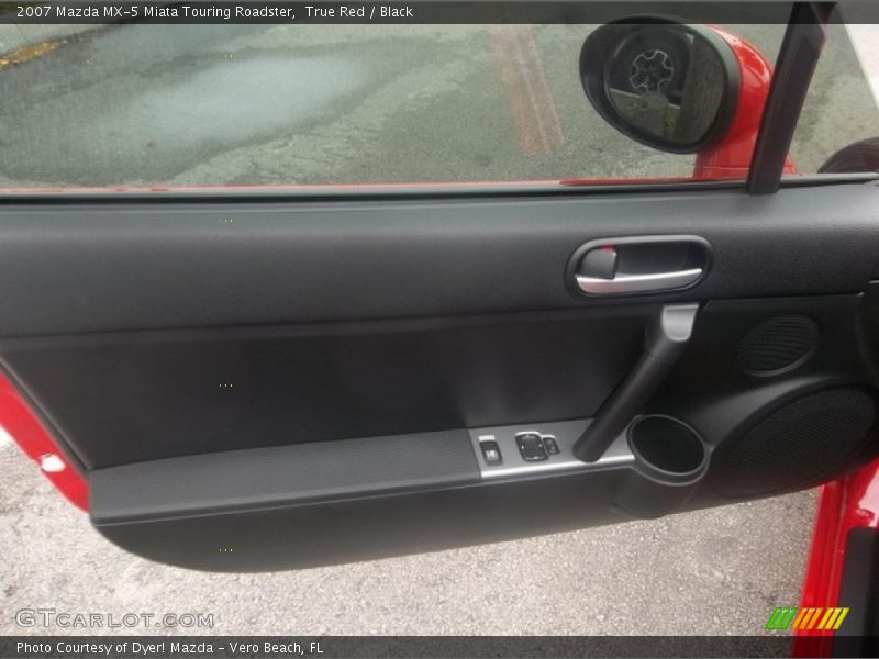 True Red / Black 2007 Mazda MX-5 Miata Touring Roadster