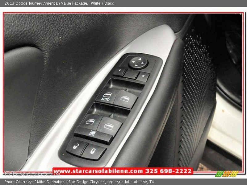 White / Black 2013 Dodge Journey American Value Package