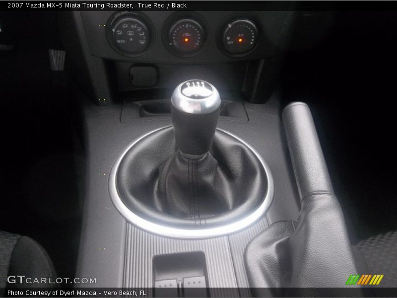 True Red / Black 2007 Mazda MX-5 Miata Touring Roadster