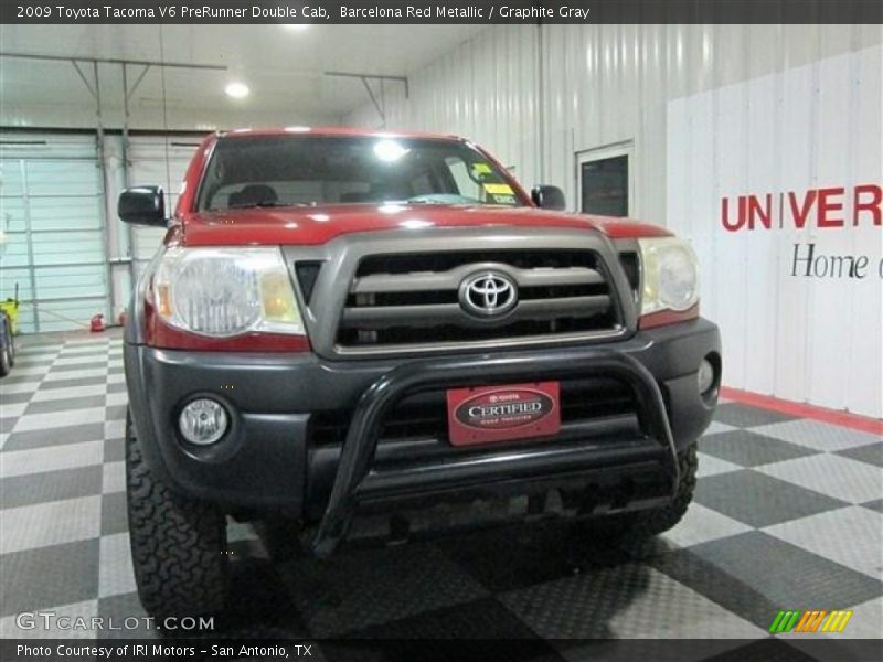 Barcelona Red Metallic / Graphite Gray 2009 Toyota Tacoma V6 PreRunner Double Cab