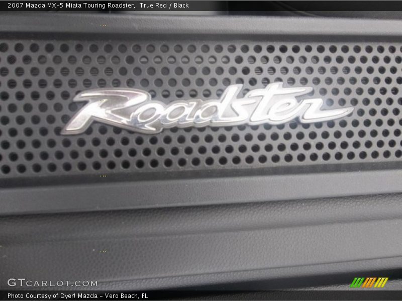 True Red / Black 2007 Mazda MX-5 Miata Touring Roadster