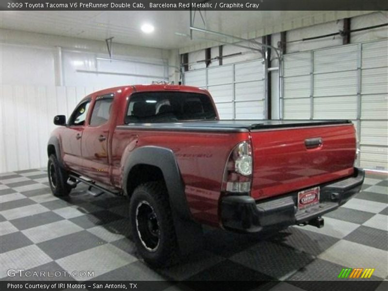 Barcelona Red Metallic / Graphite Gray 2009 Toyota Tacoma V6 PreRunner Double Cab