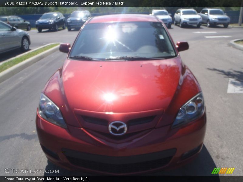 Copper Red Mica / Black 2008 Mazda MAZDA3 s Sport Hatchback