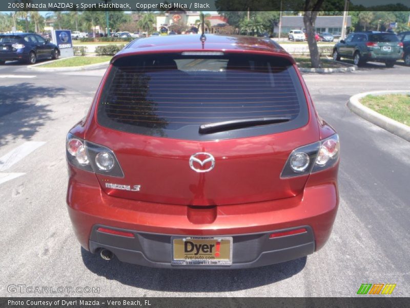 Copper Red Mica / Black 2008 Mazda MAZDA3 s Sport Hatchback