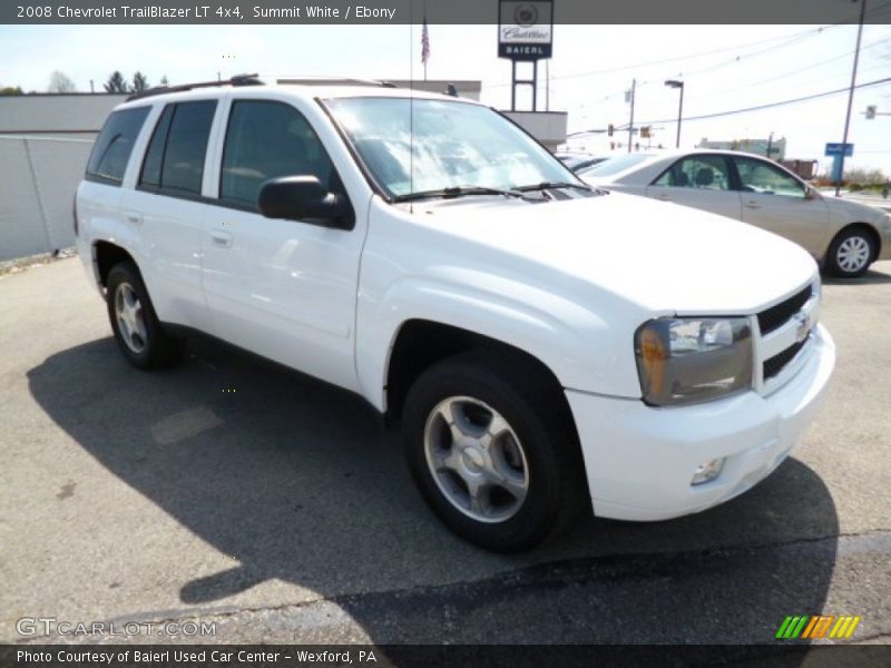 Summit White / Ebony 2008 Chevrolet TrailBlazer LT 4x4