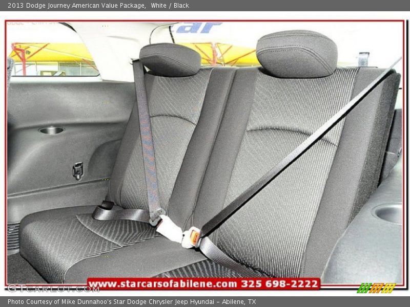 White / Black 2013 Dodge Journey American Value Package