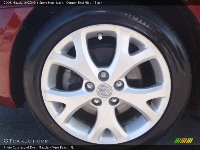 Copper Red Mica / Black 2008 Mazda MAZDA3 s Sport Hatchback