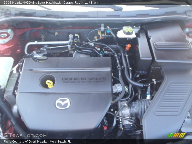 Copper Red Mica / Black 2008 Mazda MAZDA3 s Sport Hatchback