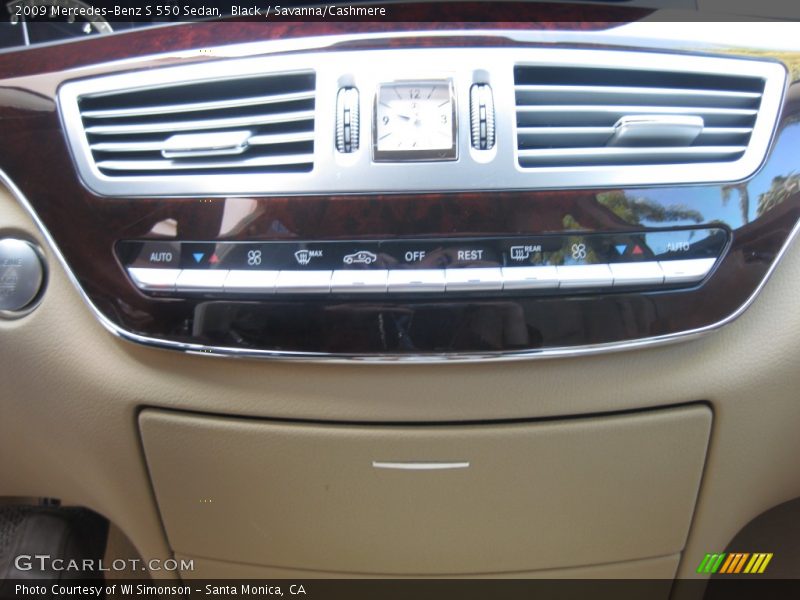 Black / Savanna/Cashmere 2009 Mercedes-Benz S 550 Sedan