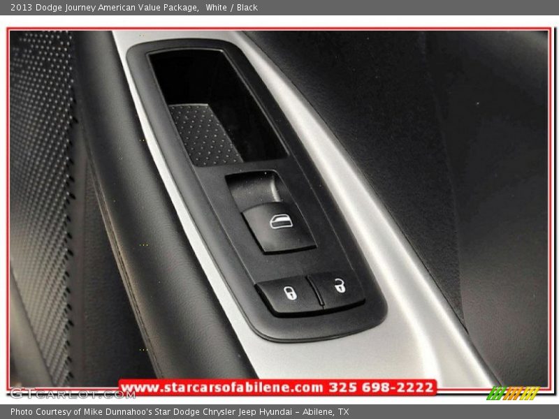 White / Black 2013 Dodge Journey American Value Package
