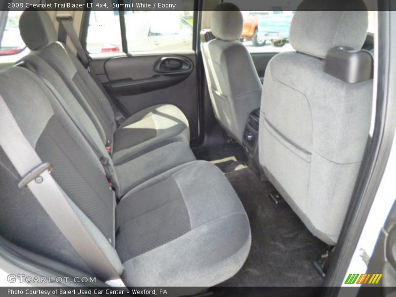 Rear Seat of 2008 TrailBlazer LT 4x4