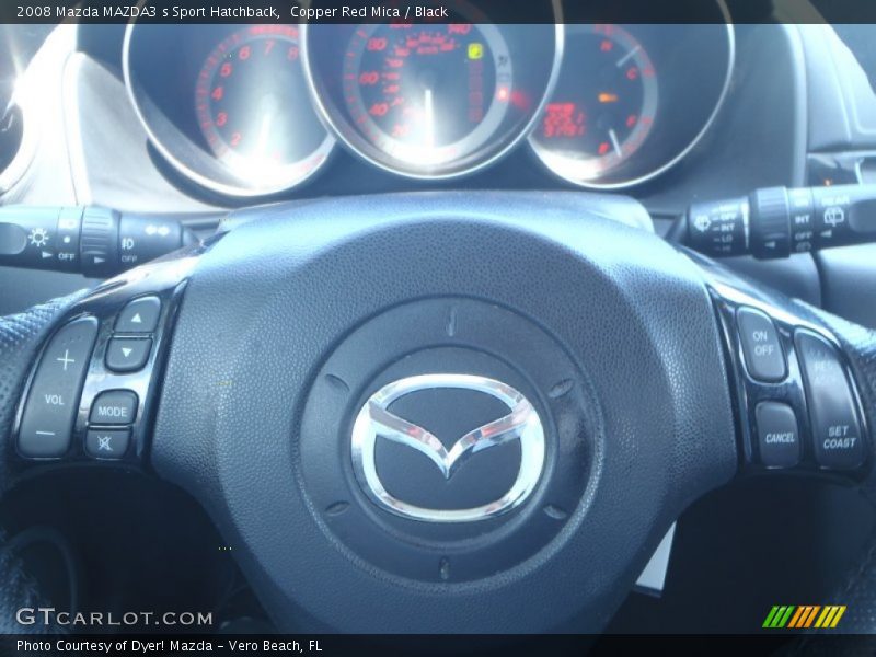 Copper Red Mica / Black 2008 Mazda MAZDA3 s Sport Hatchback