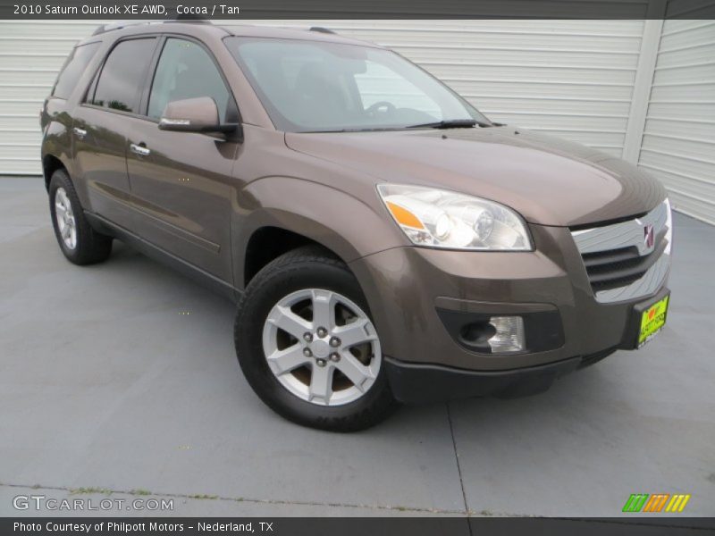 Cocoa / Tan 2010 Saturn Outlook XE AWD