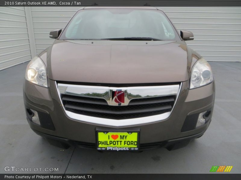 Cocoa / Tan 2010 Saturn Outlook XE AWD