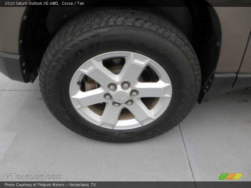 Cocoa / Tan 2010 Saturn Outlook XE AWD