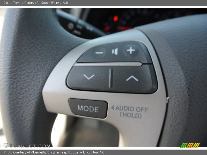 Super White / Ash 2011 Toyota Camry LE