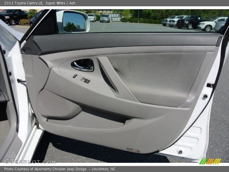 Super White / Ash 2011 Toyota Camry LE