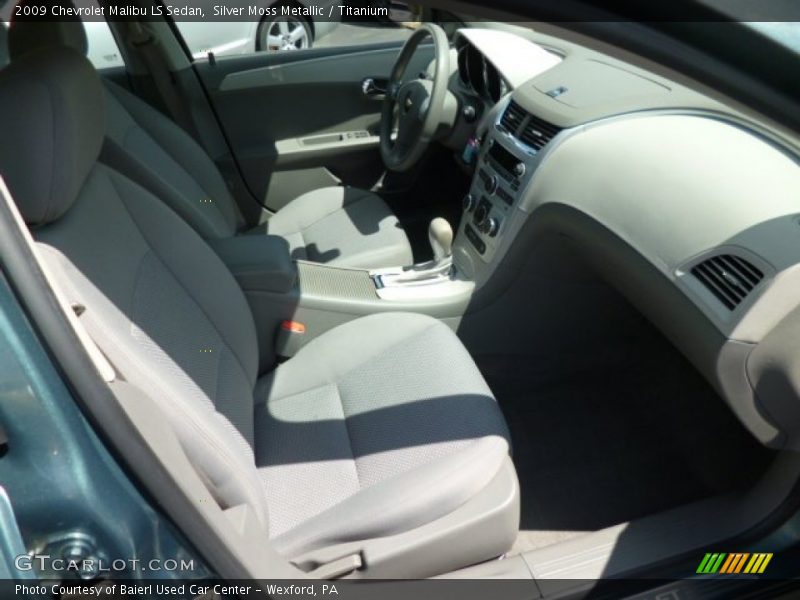 Silver Moss Metallic / Titanium 2009 Chevrolet Malibu LS Sedan