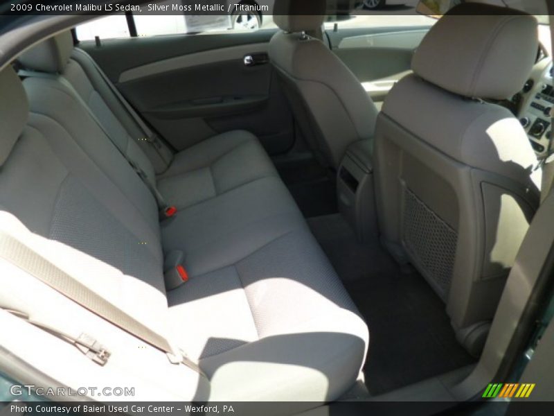 Silver Moss Metallic / Titanium 2009 Chevrolet Malibu LS Sedan