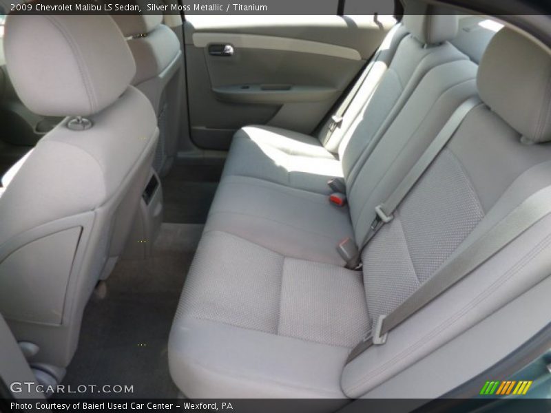 Silver Moss Metallic / Titanium 2009 Chevrolet Malibu LS Sedan