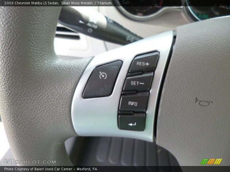 Silver Moss Metallic / Titanium 2009 Chevrolet Malibu LS Sedan