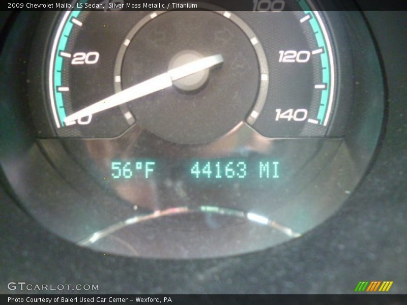 Silver Moss Metallic / Titanium 2009 Chevrolet Malibu LS Sedan