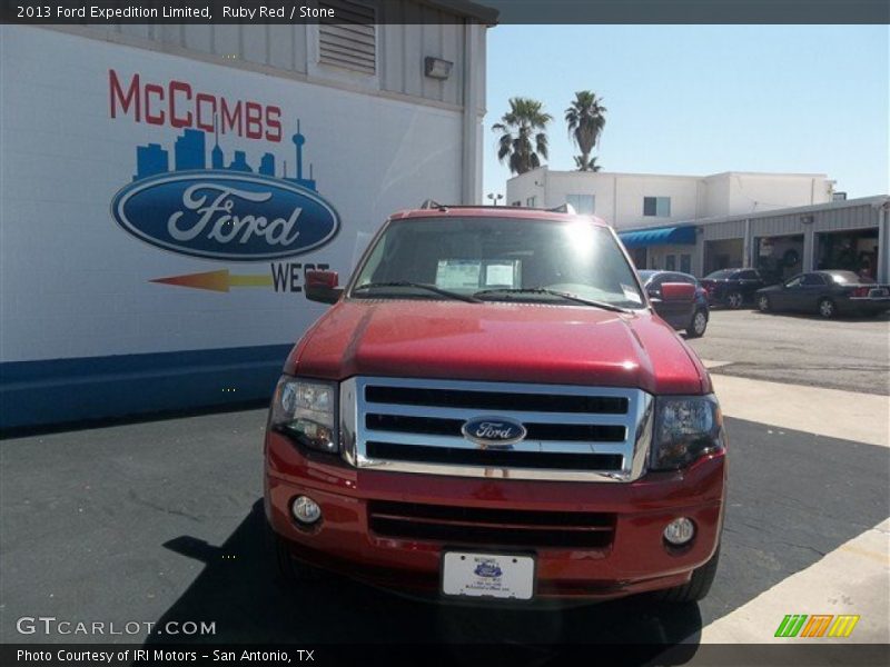Ruby Red / Stone 2013 Ford Expedition Limited