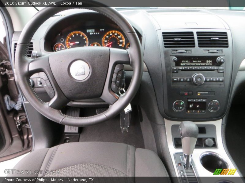 Cocoa / Tan 2010 Saturn Outlook XE AWD