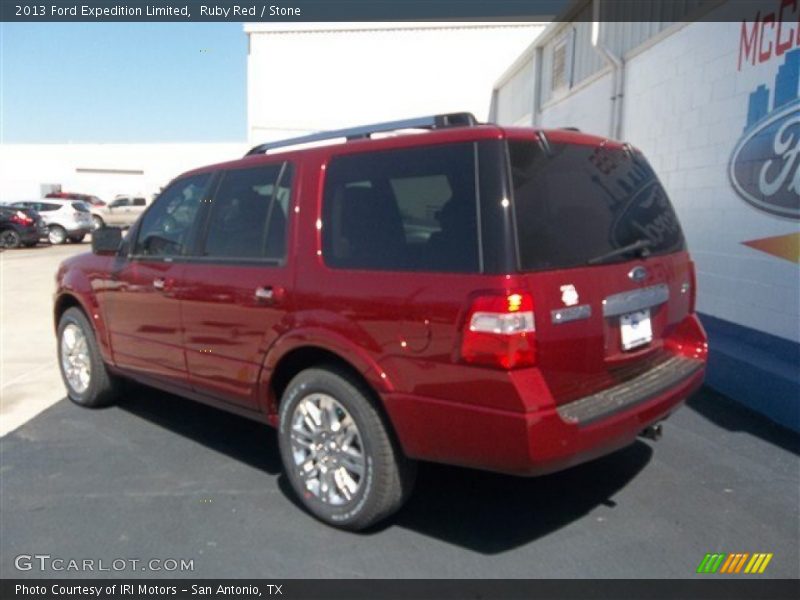 Ruby Red / Stone 2013 Ford Expedition Limited