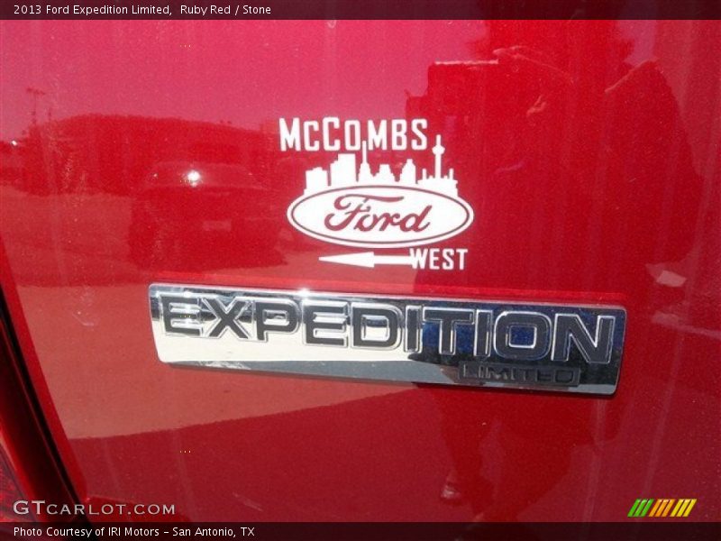 Ruby Red / Stone 2013 Ford Expedition Limited
