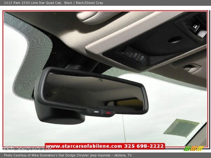Black / Black/Diesel Gray 2013 Ram 1500 Lone Star Quad Cab