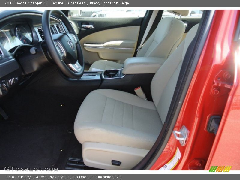 Redline 3 Coat Pearl / Black/Light Frost Beige 2013 Dodge Charger SE
