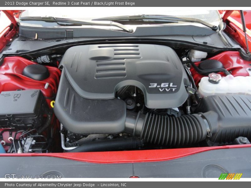 Redline 3 Coat Pearl / Black/Light Frost Beige 2013 Dodge Charger SE