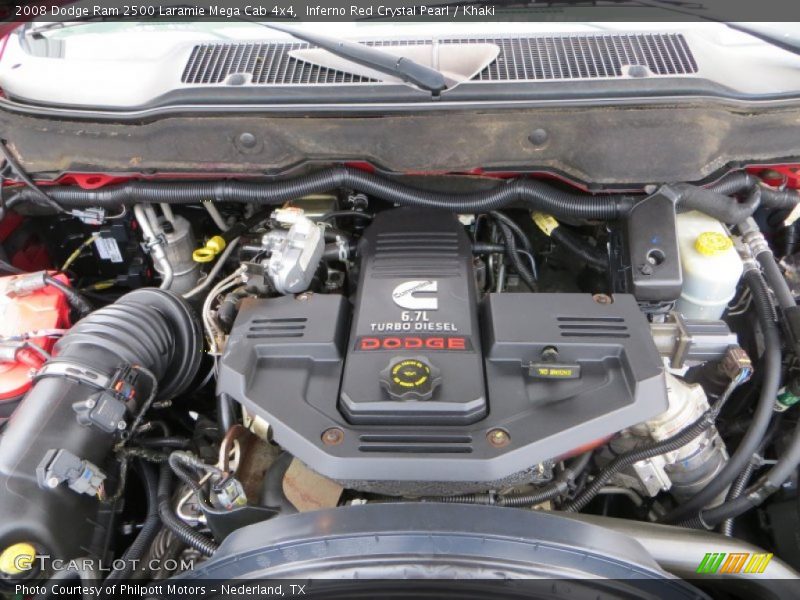  2008 Ram 2500 Laramie Mega Cab 4x4 Engine - 6.7 Liter OHV 24-Valve Cummins Turbo Diesel Inline 6 Cylinder