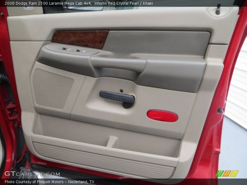 Door Panel of 2008 Ram 2500 Laramie Mega Cab 4x4