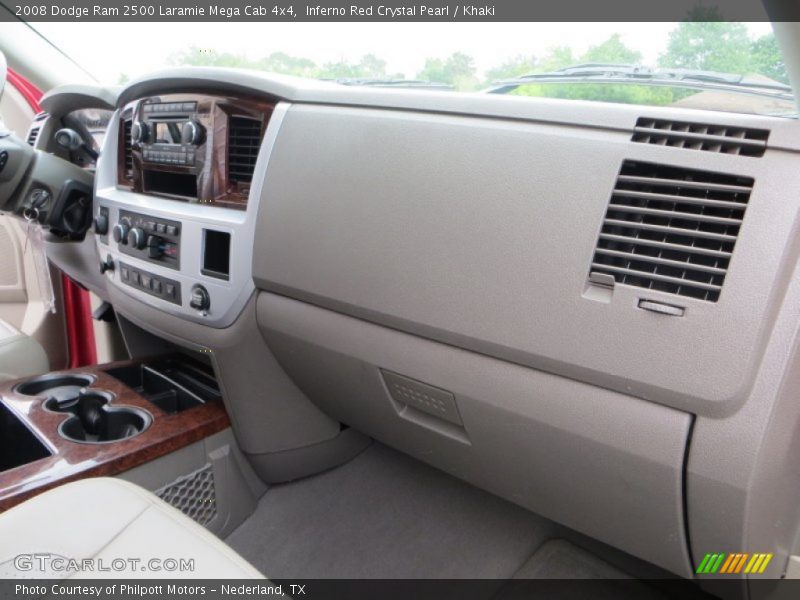 Dashboard of 2008 Ram 2500 Laramie Mega Cab 4x4