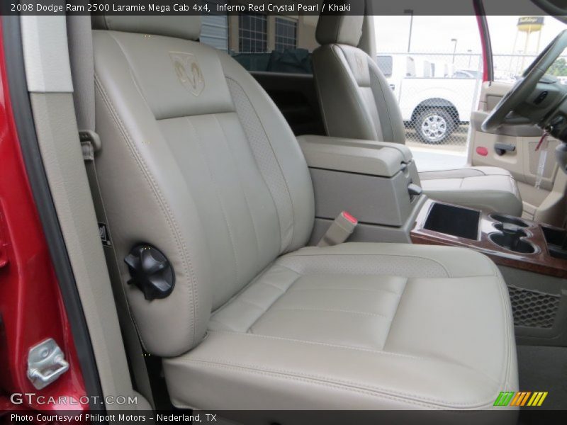 Front Seat of 2008 Ram 2500 Laramie Mega Cab 4x4