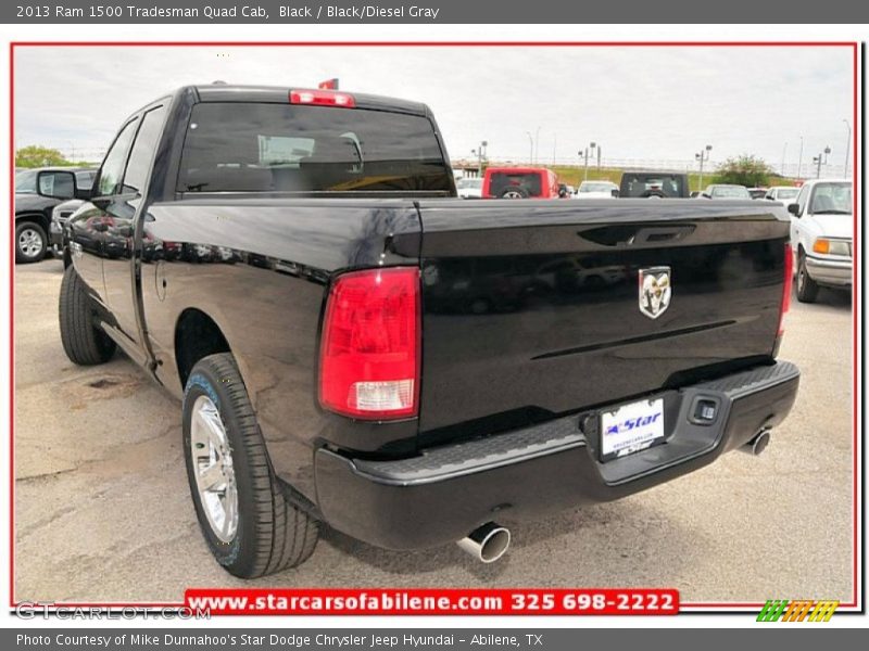 Black / Black/Diesel Gray 2013 Ram 1500 Tradesman Quad Cab