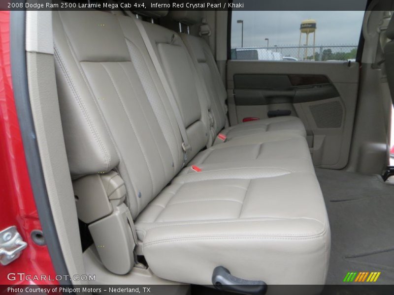 Rear Seat of 2008 Ram 2500 Laramie Mega Cab 4x4