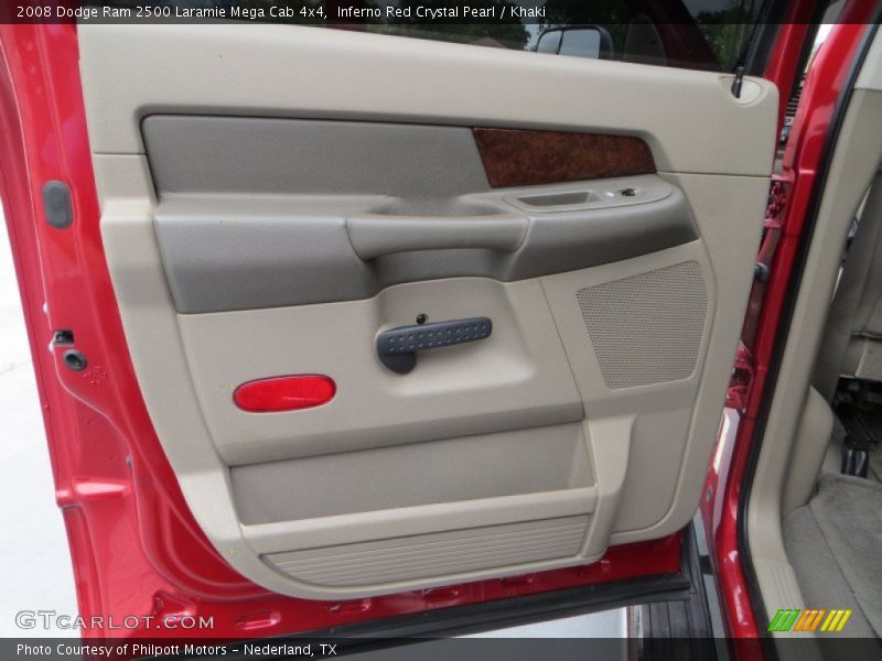 Door Panel of 2008 Ram 2500 Laramie Mega Cab 4x4