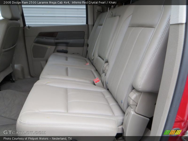 Rear Seat of 2008 Ram 2500 Laramie Mega Cab 4x4