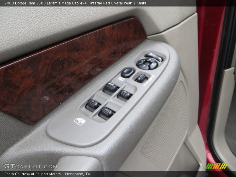 Controls of 2008 Ram 2500 Laramie Mega Cab 4x4