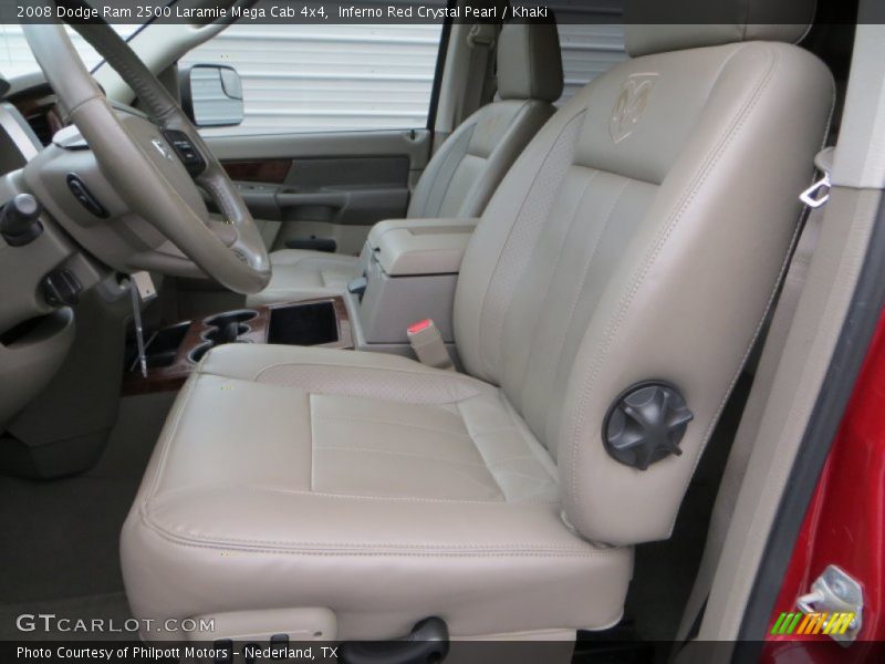  2008 Ram 2500 Laramie Mega Cab 4x4 Khaki Interior