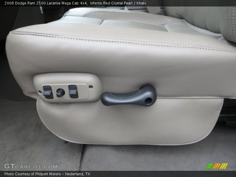 Front Seat of 2008 Ram 2500 Laramie Mega Cab 4x4